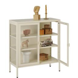 tectake Metal Display Case Baker in Cream - thumbnail 3