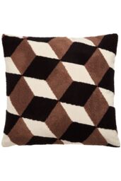 Appletree 'Jett' Tufted Geo Textured Filled Cushion - Size: 43 cm x 43 cm - thumbnail 2