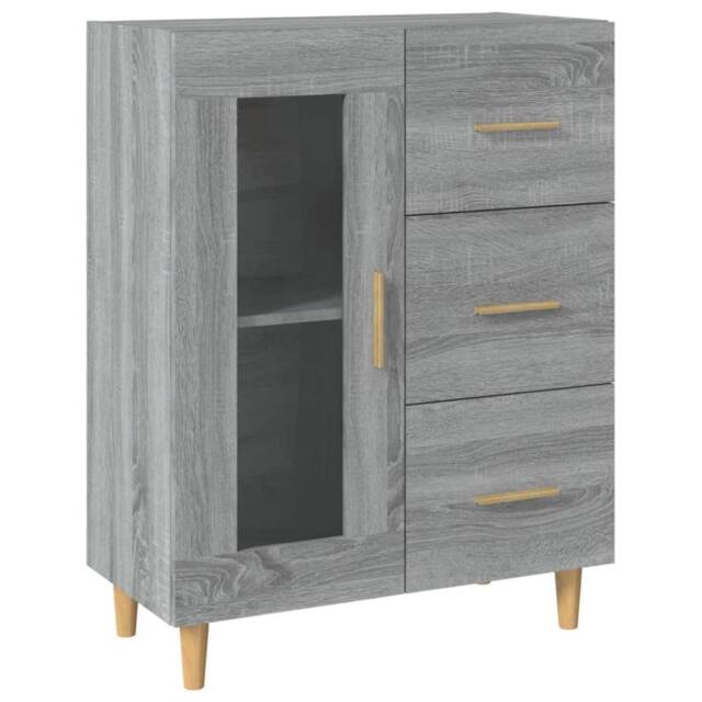 Berkfield Home Sideboard Grey Sonoma 69, 5x34x90 cm Engineered Wood - Size: 5 x 34 x 90 cm - image 1