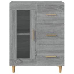 Berkfield Home Sideboard Grey Sonoma 69, 5x34x90 cm Engineered Wood - Size: 5 x 34 x 90 cm - thumbnail 6