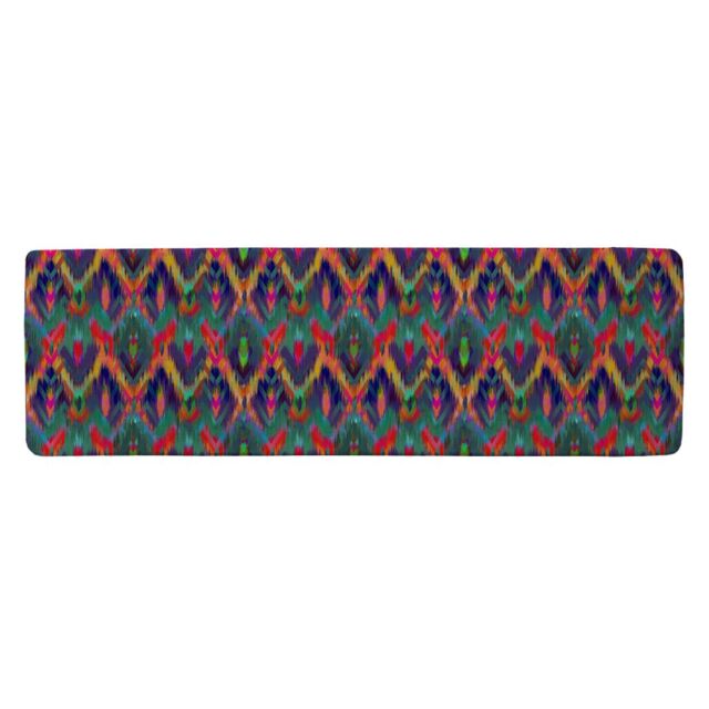 Benjamin Tate Design Abstract Ethnic Ikat Pattern Runner Rug in Natural - Size: 67 cm x 230 cm - image 1