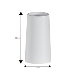 Showerdrape Alto White 3 Piece Bathroom Accessory Set - thumbnail 7