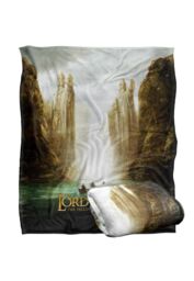 Lord of the Rings The Blanket, 152x127 cm Argonath Poster Silky Touch Super Soft Throw Blanket in White - thumbnail 2