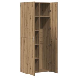 Berkfield Home Highboard Artisan Oak 70x42.5x185 cm Engineered Wood in Brown - thumbnail 5