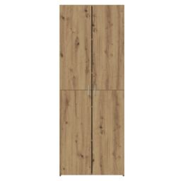 Berkfield Home Highboard Artisan Oak 70x42.5x185 cm Engineered Wood in Brown - thumbnail 6