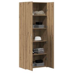 Berkfield Home Highboard Artisan Oak 70x42.5x185 cm Engineered Wood in Brown - thumbnail 3