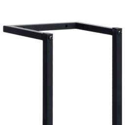 Berkfield Home Towel Rack Black 25x20x95 cm Iron - Size: 25 x 20 x 95 cm - thumbnail 6