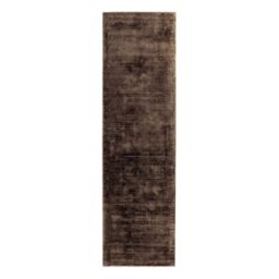 The Rug Shop UK Brown Plain Viscose Luxurious Easy to Clean Cotton Backing Rug - Size: 160 cm x 230 cm - thumbnail 7