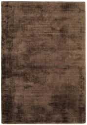 The Rug Shop UK Brown Plain Viscose Luxurious Easy to Clean Cotton Backing Rug - Size: 160 cm x 230 cm - thumbnail 6