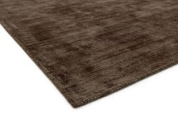 The Rug Shop UK Brown Plain Viscose Luxurious Easy to Clean Cotton Backing Rug - Size: 160 cm x 230 cm - thumbnail 3
