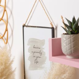 "Nicola Spring 5x Hanging Metal Photo Frames - 8"" x 10"" - Picture Frame Wall Mounted Frame with Rope in Black" - thumbnail 7
