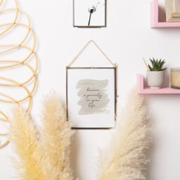 "Nicola Spring 5x Hanging Metal Photo Frames - 8"" x 10"" - Picture Frame Wall Mounted Frame with Rope in Black" - thumbnail 5