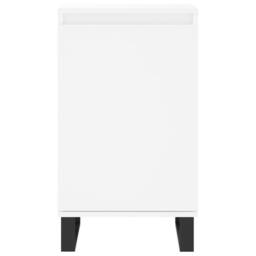 Berkfield Home Sideboards 2 pcs White 40x35x70 cm Engineered Wood - Size: 40 x 35 x 70 cm - thumbnail 6