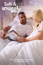 Slumberdown Cosy Nights 10.5 Tog All Year Round Duvet in White - Size: King - thumbnail 4