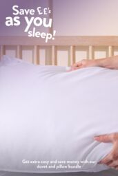Slumberdown Cosy Nights 10.5 Tog All Year Round Duvet in White - Size: King - thumbnail 5