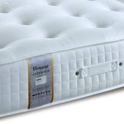 Bedmaster Grayson Wooden Ottoman Storage Bed 3000 Pocket Sprung Natural Mattress in White - Size: Small Double - thumbnail 6