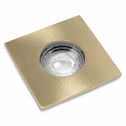 SE Home 4 PACK - Brushed Brass GU10 Square Fire Rated Downlight - IP65 in Gold - thumbnail 2
