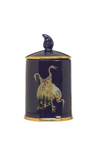 Etro Ceramic Heron Blue Candle 500g