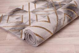 Celebrity Interiors Bianco 196SA Cream/Gold Rug in Grey - Size: 160 cm x 225 cm - thumbnail 4