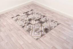 Celebrity Interiors Bianco 196SA Cream/Gold Rug in Grey - Size: 160 cm x 225 cm - thumbnail 5