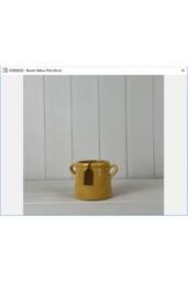 "KDMD Rustic Burnt Yellow For You"" Pot"" - 8mm in Mustard"