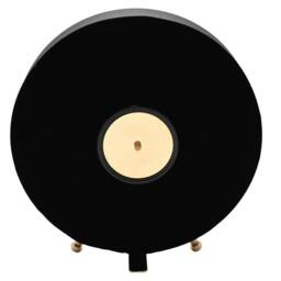 WILLIAM WIDDOP Black & Gold Table Clock - thumbnail 5