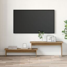 Berkfield Home TV Cabinet Artisan oak 180 x 30 x 43 cm Engineered wood in Brown - thumbnail 4