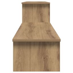 Berkfield Home TV Cabinet Artisan oak 180 x 30 x 43 cm Engineered wood in Brown - thumbnail 6