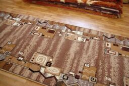 RugsX Bcf Szlaczek Runner in Beige - Size: 120 cm x 310 cm - thumbnail 5