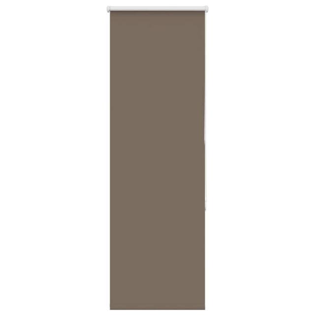 Berkfield Home Roller Blind Blackout Coffee 40x150 cm Fabric Width 35.7 cm Polyester in Brown - image 1