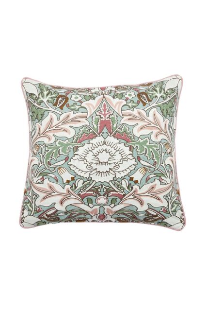Morris & Co 'Strawberry Thief - Severne' Cushion 50X50cm in Light Pink - Size: 50X50 cm - image 1