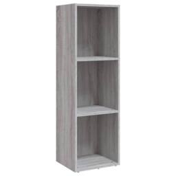 Berkfield Home Book Cabinet/TV Cabinet Grey Sonoma 36x30x114 cm Engineered Wood - Size: 36 x 30 x 114 cm - thumbnail 1