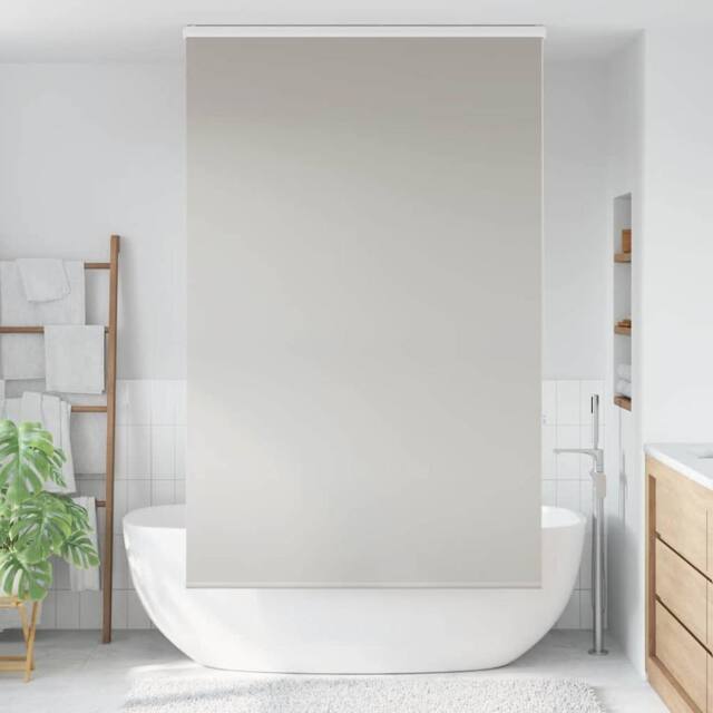 Berkfield Home Shower Roller Blind with Cassette 120x240 cm Fabric Width 116 cm in Grey - image 1