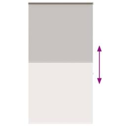 Berkfield Home Shower Roller Blind with Cassette 120x240 cm Fabric Width 116 cm in Grey - thumbnail 5