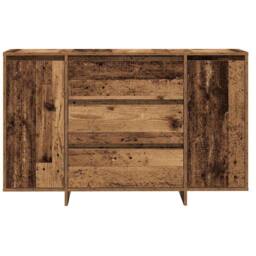 Berkfield Home Sideboard Old Wood 120x41x75 cm Engineered Wood in Brown - Size: 120 x 41 x 75 cm - thumbnail 6
