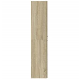 Berkfield Home File Cabinet Sonoma Oak 60x32x153 cm Engineered Wood in Brown - Size: 60 x 32 x 153 cm - thumbnail 5