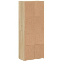 Berkfield Home File Cabinet Sonoma Oak 60x32x153 cm Engineered Wood in Brown - Size: 60 x 32 x 153 cm - thumbnail 6