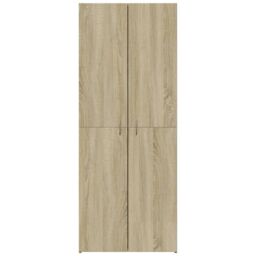 Berkfield Home File Cabinet Sonoma Oak 60x32x153 cm Engineered Wood in Brown - Size: 60 x 32 x 153 cm - thumbnail 4