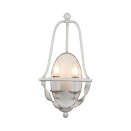 Netlighting Quoizel Bradbury Candle Wall Lamp Antique White