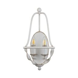 Netlighting Quoizel Bradbury Candle Wall Lamp Antique White - thumbnail 2