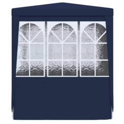 Berkfield Home Professional Party Tent with Side Walls 2.5x2.5 m Blue 90 g/m ² - thumbnail 5