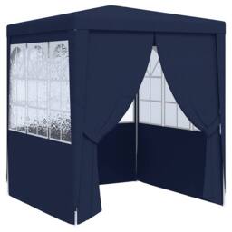 Berkfield Home Professional Party Tent with Side Walls 2.5x2.5 m Blue 90 g/m ² - thumbnail 3