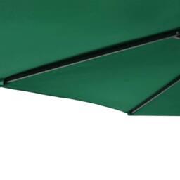 Berkfield Home Comfortable Garden Parasol with Steel Pole Green 225x225x212 cm - Size: 225 x 225 x 212 cm - thumbnail 8