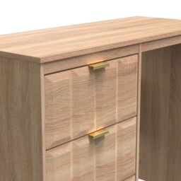 Ready Assembled 2 U Seattle 3 Drawer Vanity (Ready Assembled) in Light Oak - thumbnail 4