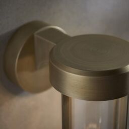 Netlighting 'BENEVENTO' Non Dimmable Contemporary Outdoor LED Glass Wall Lamp in Gold - thumbnail 5