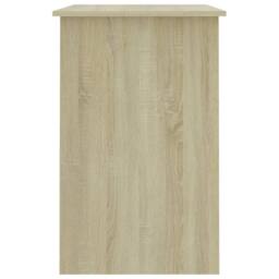 Berkfield Home Desk Sonoma Oak 100x50x76 cm Engineered Wood in Brown - Size: 100 x 50 x 76 cm - thumbnail 8
