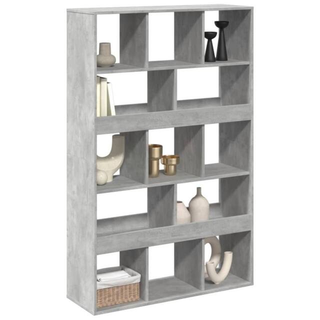 Berkfield Home Room Divider Concrete Grey 100x33x156.5 cm Engineered Wood - image 1