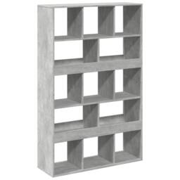 Berkfield Home Room Divider Concrete Grey 100x33x156.5 cm Engineered Wood - thumbnail 6
