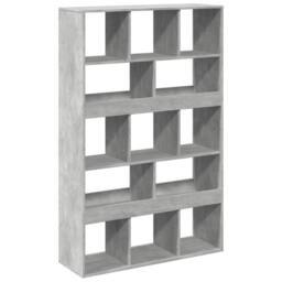 Berkfield Home Room Divider Concrete Grey 100x33x156.5 cm Engineered Wood - thumbnail 3