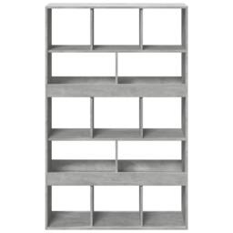 Berkfield Home Room Divider Concrete Grey 100x33x156.5 cm Engineered Wood - thumbnail 4